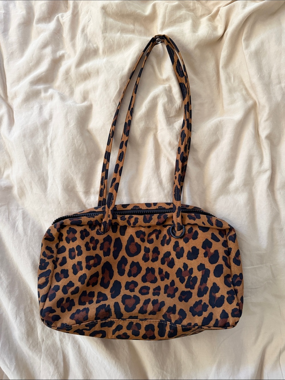 Baggu Nylon Bowler Bag - Leopard
